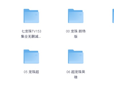 《七龙珠》系列 1-6季全1080P BDRip 中字 国语版未删减 + 22部剧场版+全彩漫画【典藏版】