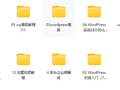 价值2998元的WordPress建站教程