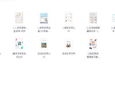 幼小衔接：识字卡