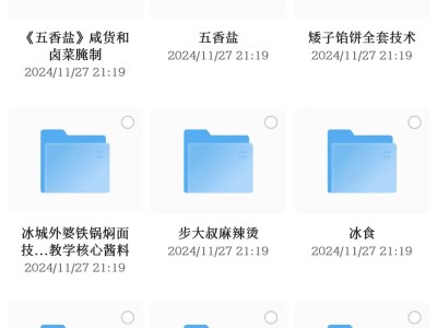 花了2.4万,全部买下来的小吃制作教程,适合小本创业学艺